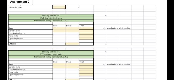 given you the follewing data and instructions: Assignment 2 6. Create a