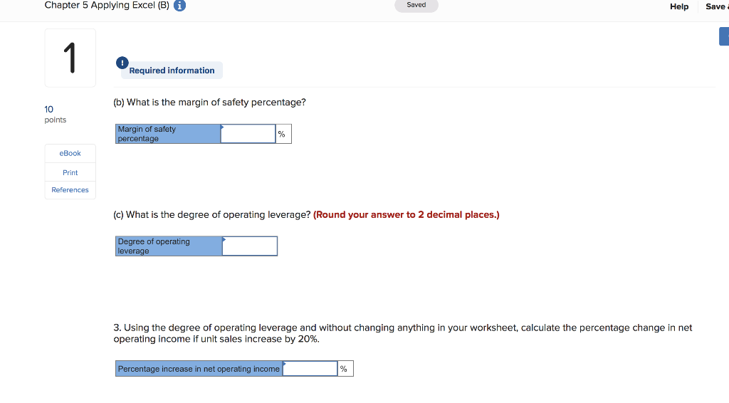 my Required information (b) By what percentage did the net operating income