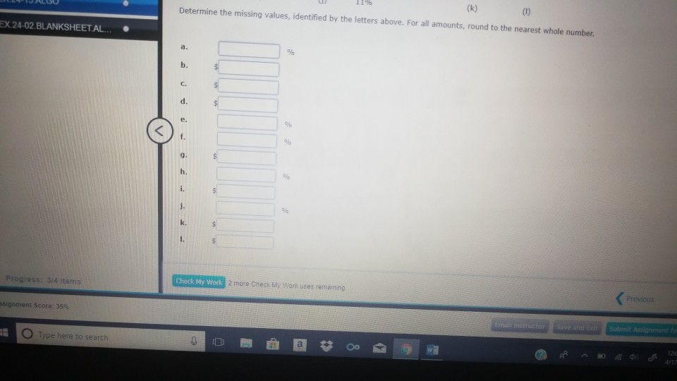 Data for Uberto Company are presented in the following table of rates