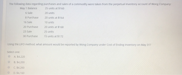 basis inventory Quantity 200 100 400 Unit Cost Price $20 $28 $16