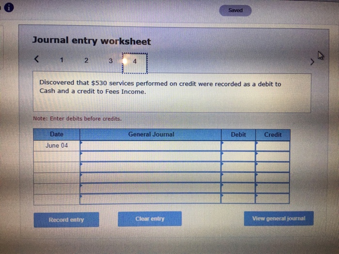 cash was re corded as a debit to Equipment and a credit
