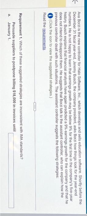  K Ava Borzi is the new controller for Halo Software, Inc.,