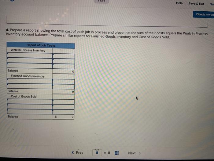 May follows: a. Purchased raw materials on credit, $220,000. b. Materials requisitions