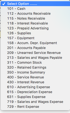 2,910 Accounts Payable 2,300 unearned Service Revenue Notes Receivable 4,000 1,260 Salaries