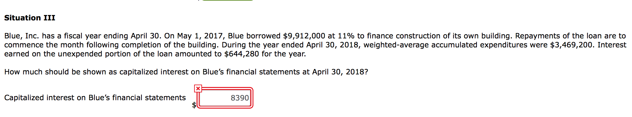 involve the capitalization of interest. Situation I On January 1, 2017, Splish,