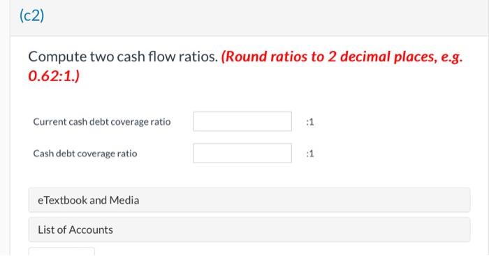 please complete only part C THANK YOU WILL UPVOte!!! Compute two cash