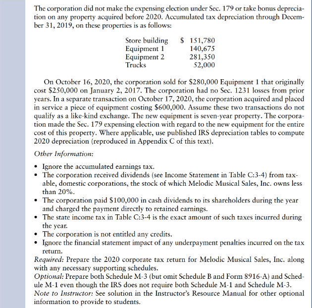 2220 Form 4562 Form 4797 Schedule C, J, K, L, D TAX