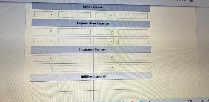 chart of accounts for Kumar also contains the following accounts Accumulated Depreciation-Equipment.