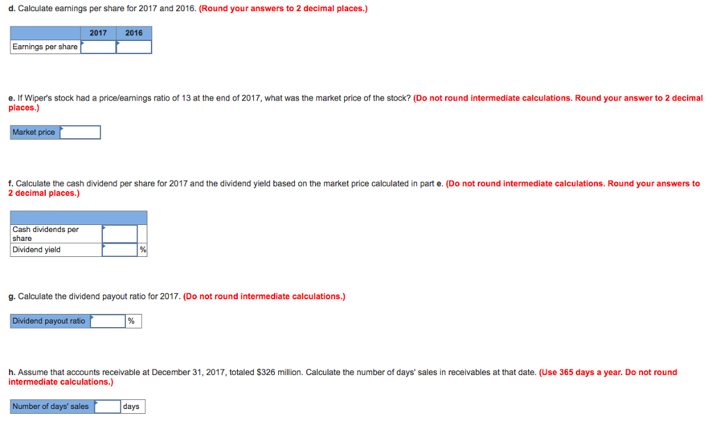 Balance Sheets December 31, 2017, 2016, 2015 (in millions) 2015 $ 805$1,041