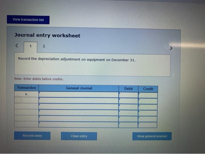 Barga Company purchases $33,000 of equipment on January 1. The equipment is