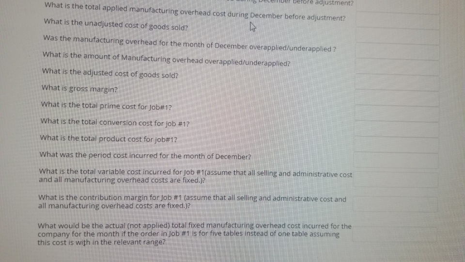 develop and manufacture two new tables for customers. You will design and