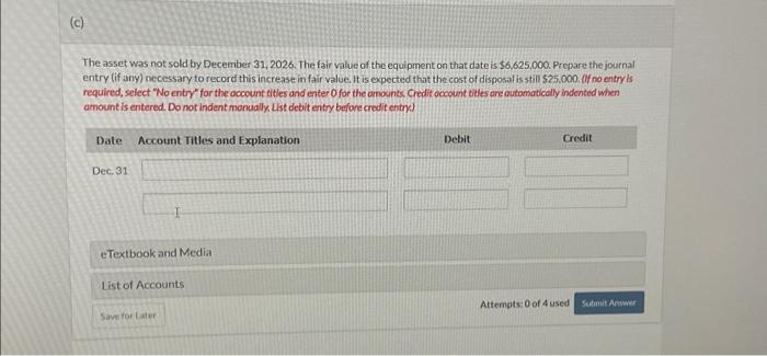 owned by Novak Company at December 31.202.5. Nowakintends to dispose of the