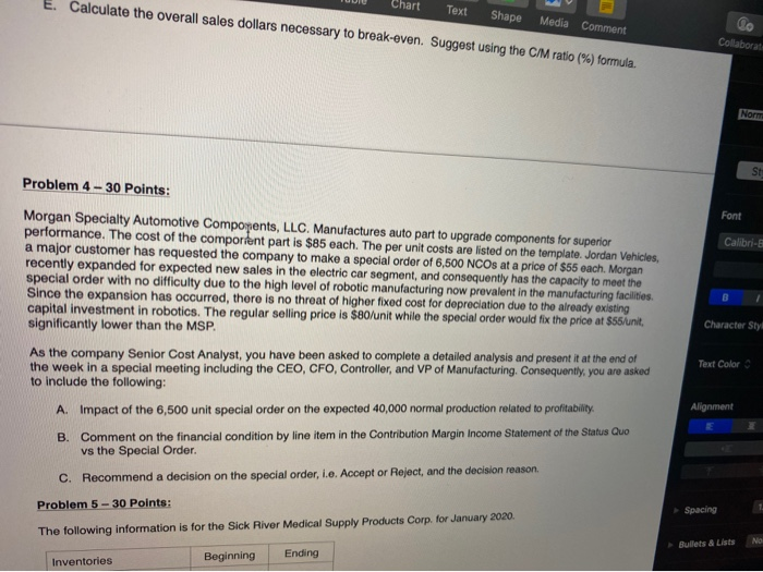 Media Text Srce Prob. 6 Comment Prob. 4 Prob. Do your name