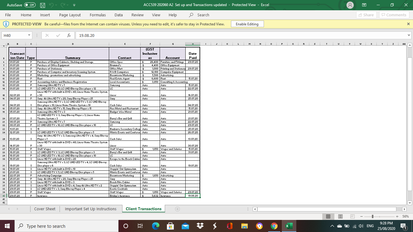 Part A (7 marks) You are working as an accountant in a