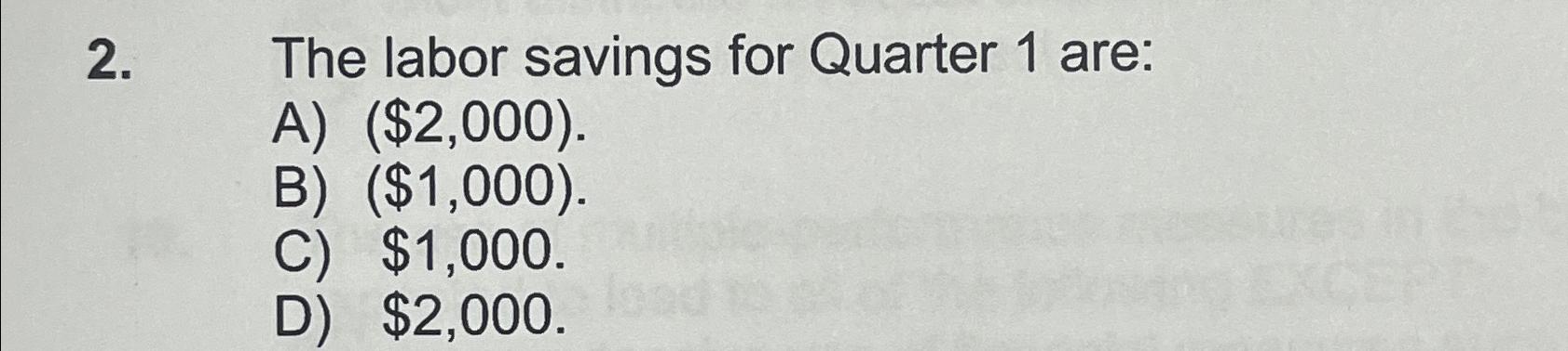  Cooper Company has implemented a gain sharing compensation plan for its