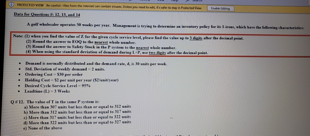 please answer ASAP PROTECTED VIEW Be careful-files from the Internet can