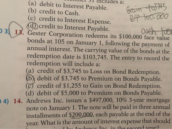 How to do Q13 entry loci 31 Ihcludes a (a) debit to