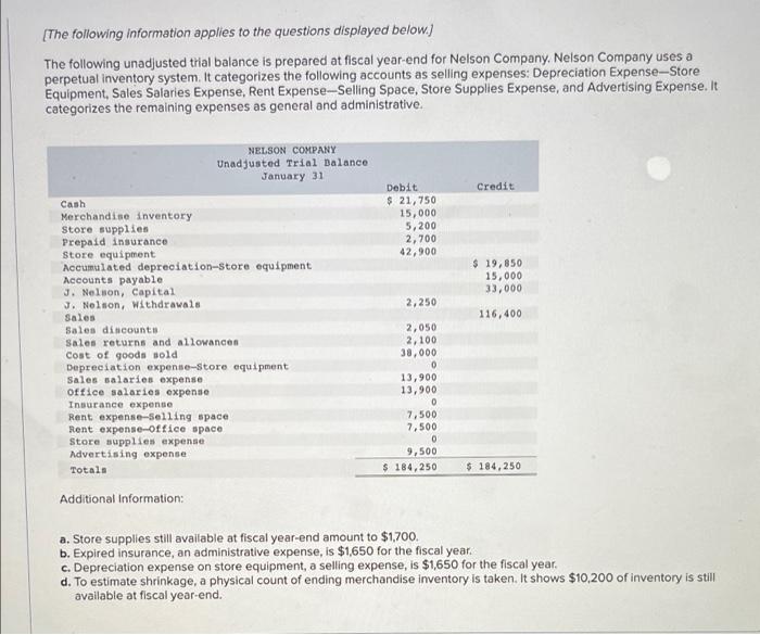 help!! no idea how to even start this problem.. [The following information