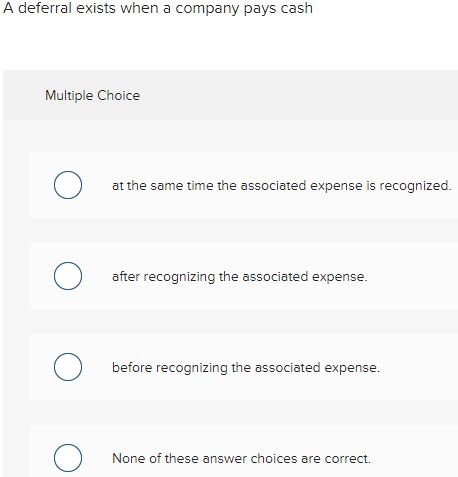 Multiple Choice Purchased land for cash Recorded rent expense at the end