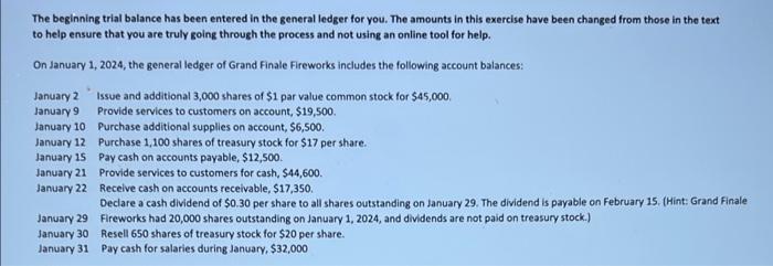 can u pls help me w/ this? The beginning trial balance has