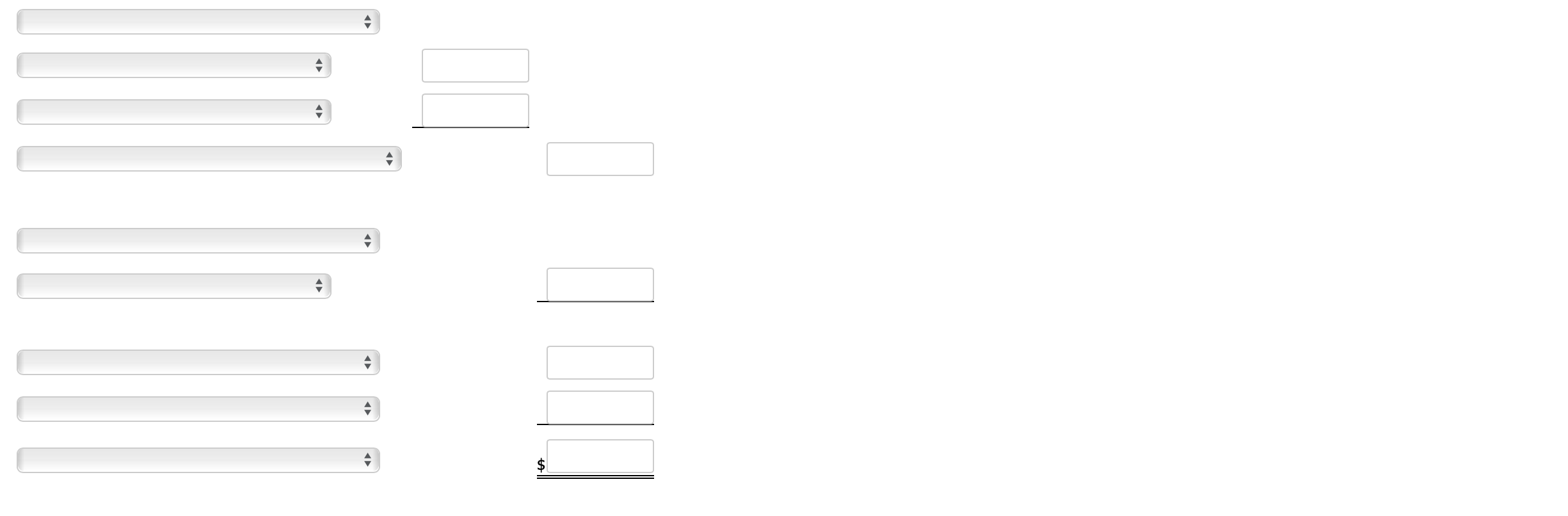 2016 Cash Accounts receivable Investments Equipment Accumulated Depreciation-Equipment Current liabilities $ 354,000