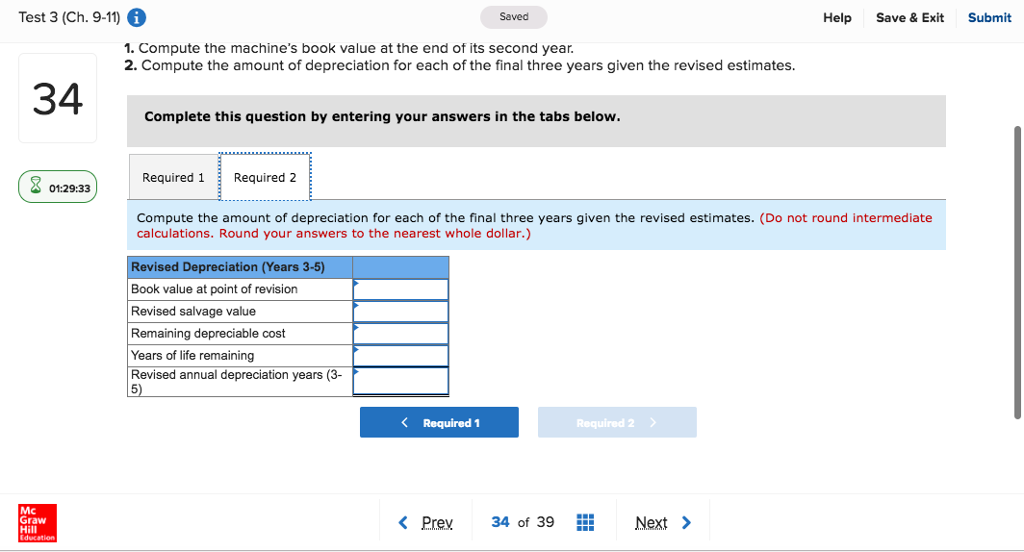 Apex Fitness Club uses straight-line depreciation for a machine costing $21,550, with