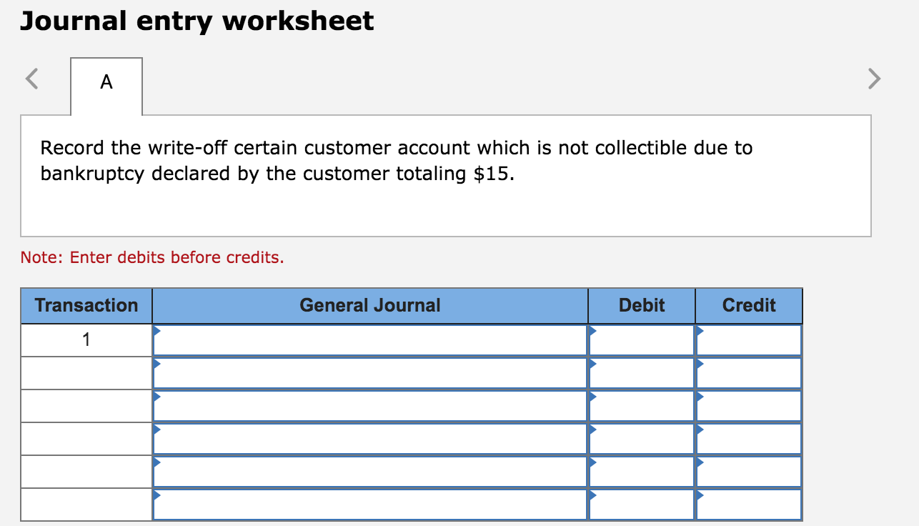 of 1 percent of sales to estimate its Bad Debt Expense for