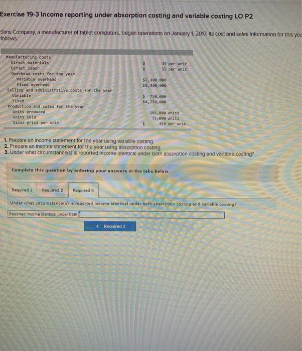 January 1 2017. Its cost and sales information for this year follows