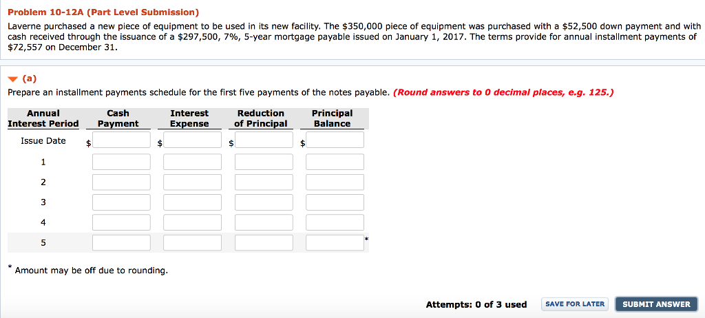 for December 31, 2017. (Round answers to o decimal places, e.g. 125.