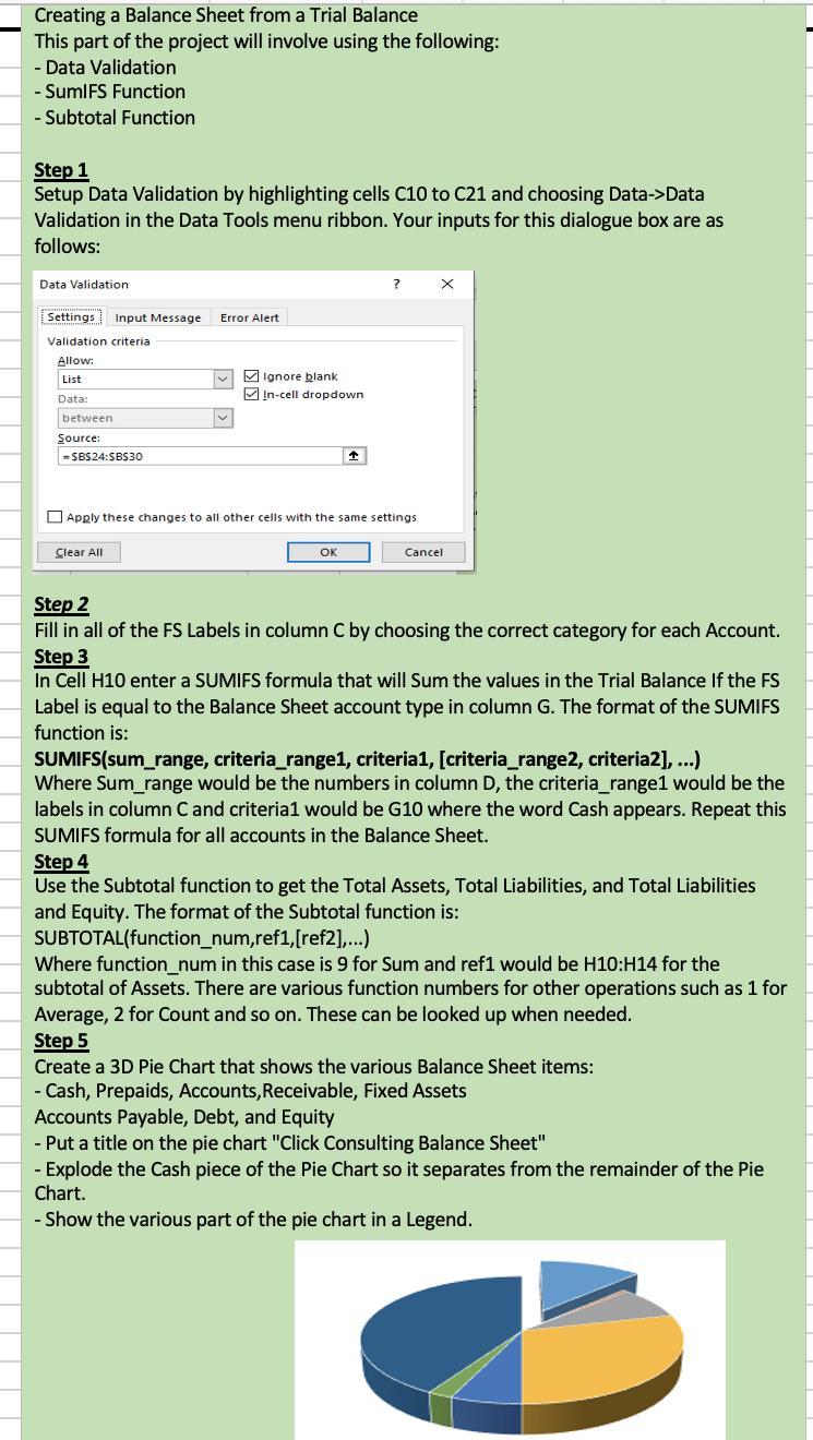 Consulting Purpose To store the trial balance data and provide mapping to