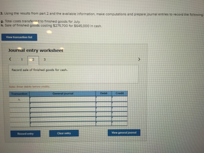 costs include direct labor for production and indirect labor. All materials are