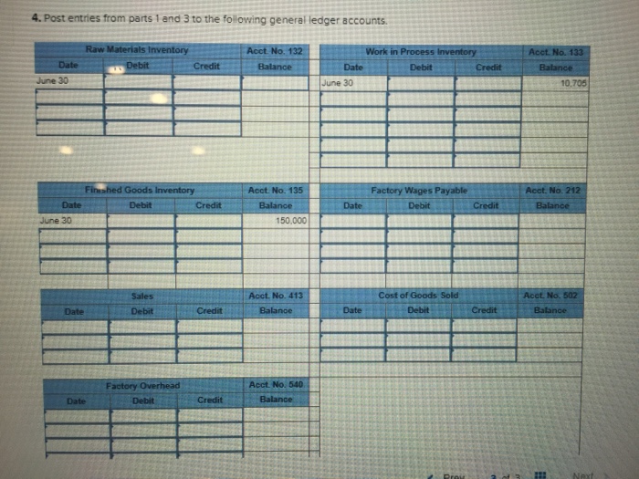 uniformly throughout the production process. Required: You are to maintain records and