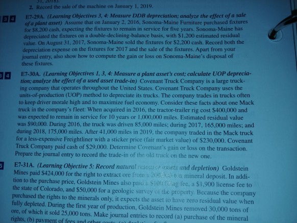  I need help solving this problem 2. Record the sale of