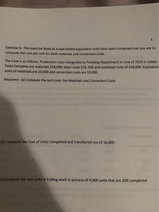  3. Exercise 3: This exercise looks at a case where equivalent