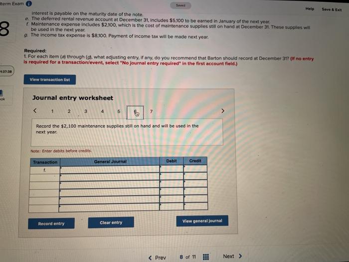 2,100 Total expenses 64,200 Net earnings $ 60,900 26 You are an