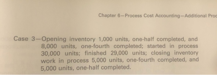 use of the average cost method, compute the separate equivalent units of