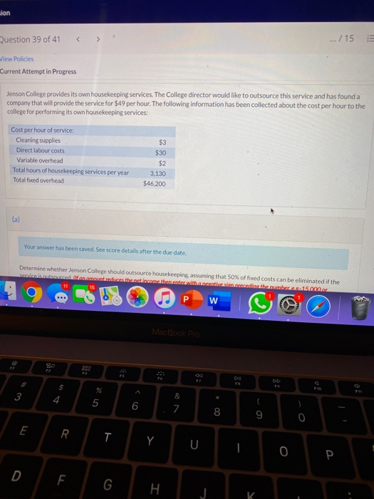  slon Question 39 of 41