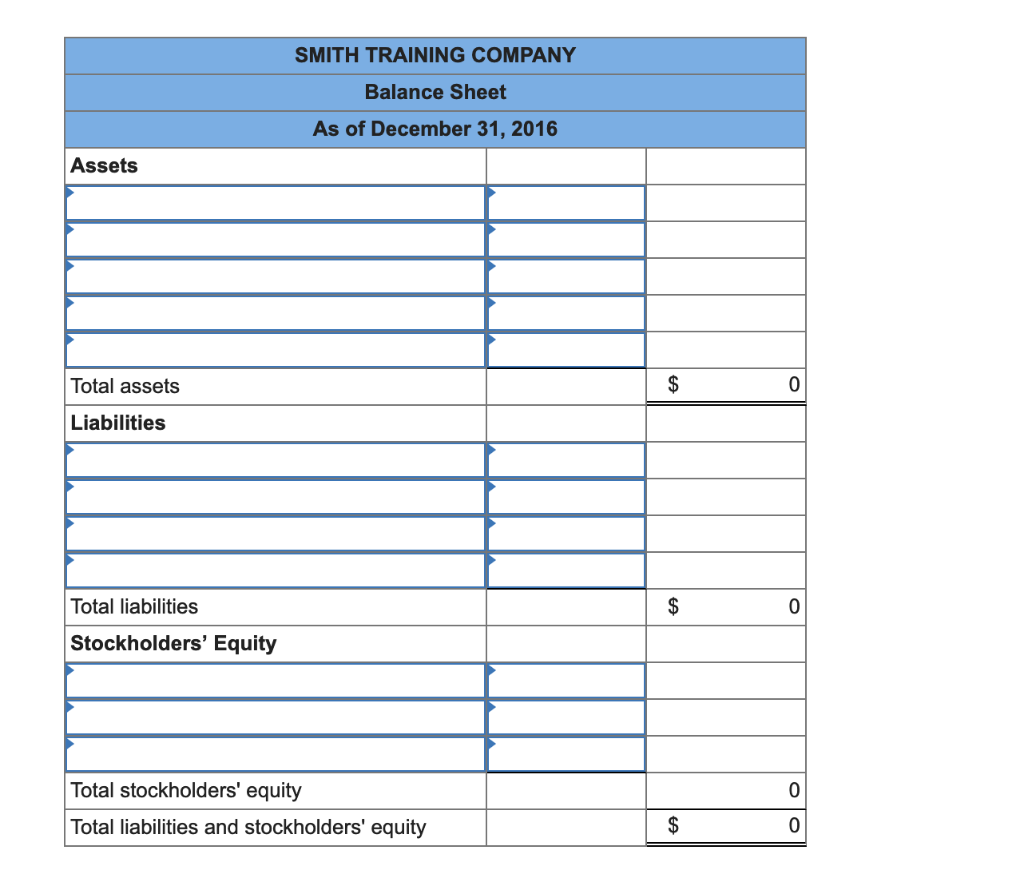 pertain to Smith Training Company for 2016 Jan. 30 Established the business