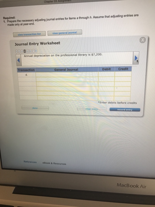 of coverage has expired. b. An inventory count shows that teaching supplies