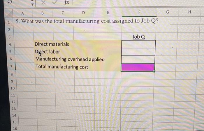 excel Sweeten Company had no jobs in progress at the beginning of