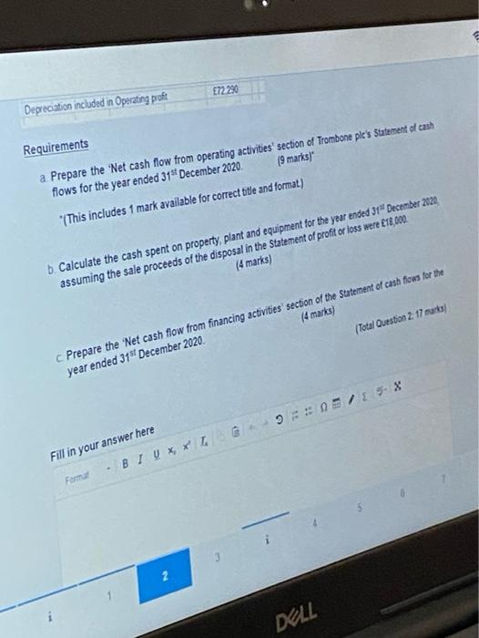 E Statement of financial position as at 31 December 2120 2020 [