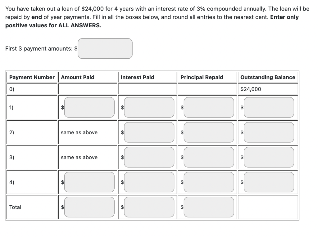 and the mortgage has a period of 19 years. Round ALL answers