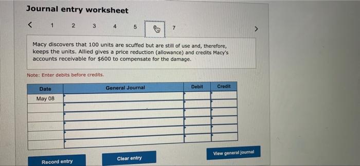 cost of $20,000). 5 Allied sold 1,000 of the units in inventory