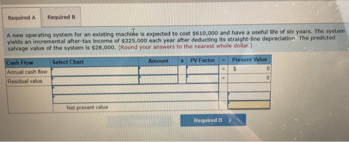 $610,000 and have a useful life of six years. Exercise 11-6 Net