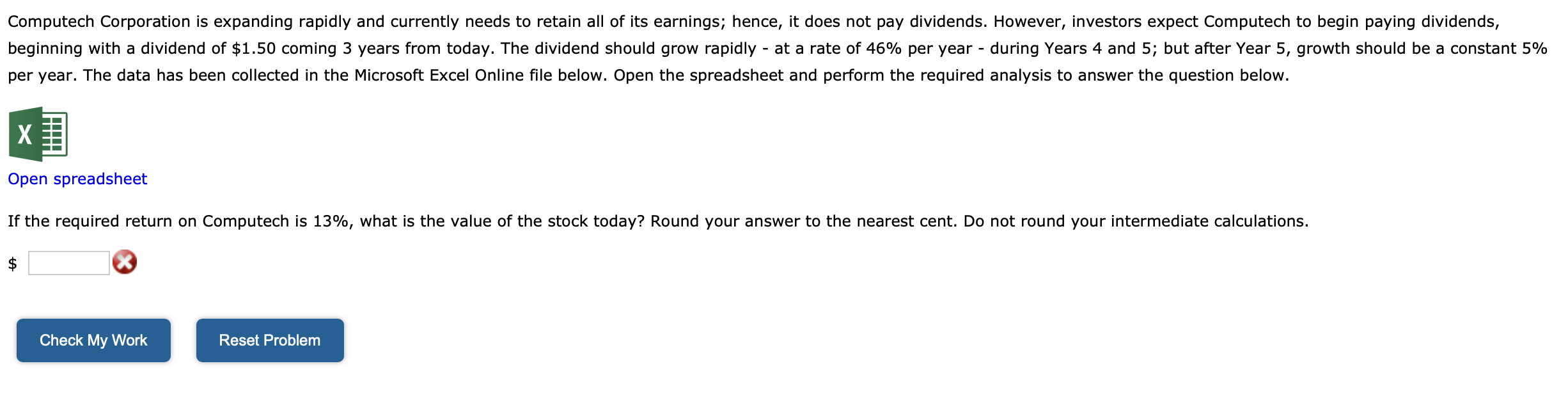 per year. The data has been collected in the Microsoft Excel