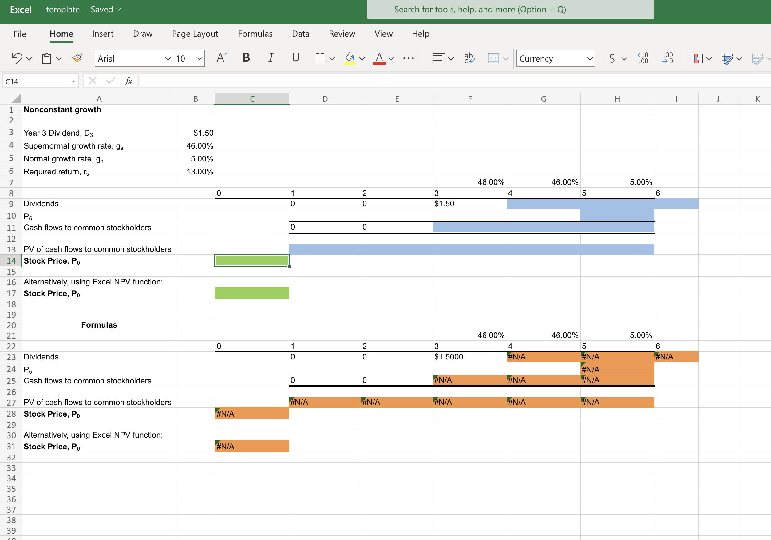 Online file below. Open the spreadsheet and perform the required analysis to