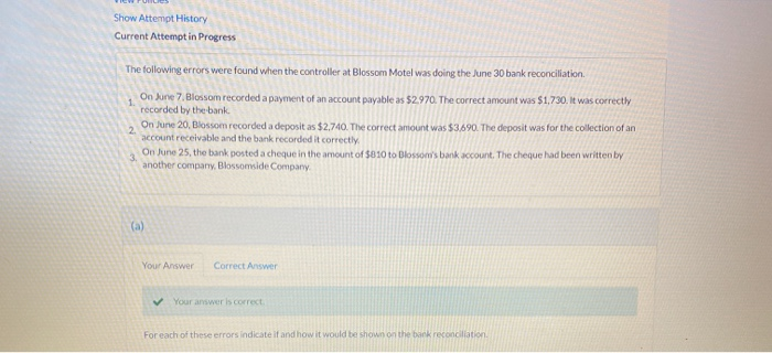  Show Attempt History Current Attempt in Progress The following errors were