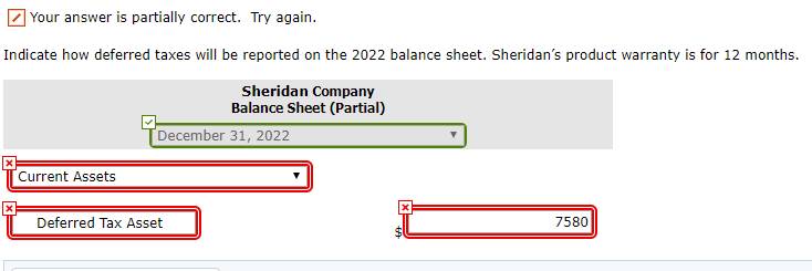 tax expense and income taxes payable. Pretax financial income Excess depreciation expense