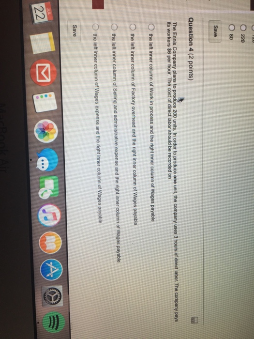 Company plans to produce 100 units. In order to produce one unit,