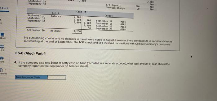 and Journal Entries and Reporting Cash LO 5-4 The following information applies